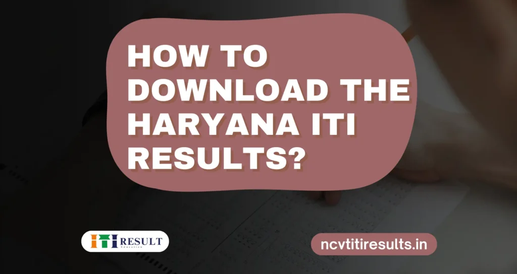 Check haryana iti result thumnail