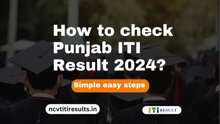 Check Punjab ITI Result 2024