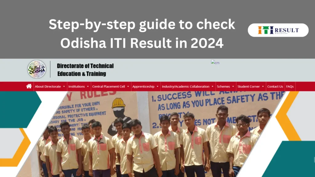 This is the Official homepage of Odisha ITI 