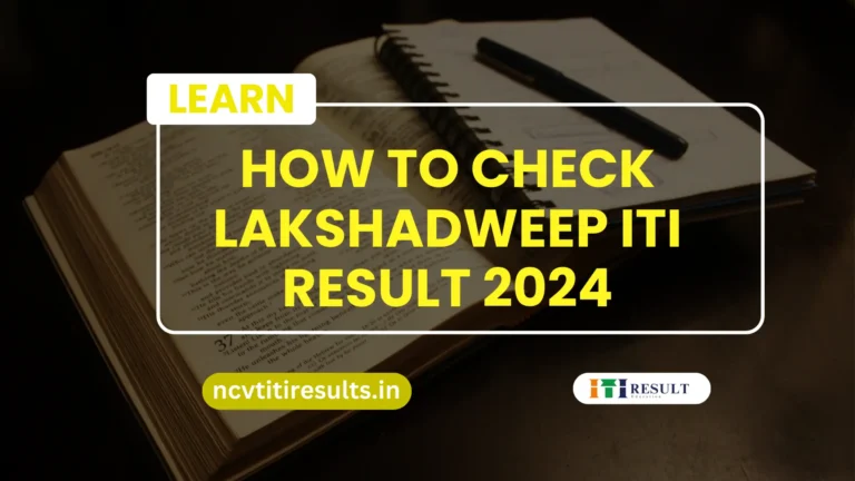 This is the Lakshadweep ITI Result checking thumbnail