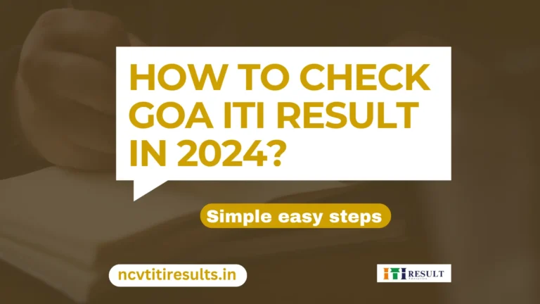 This is the Goa ITI Result thumbnail