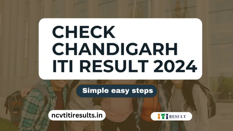 This is the Chandigarh ITI Result Thumbnail