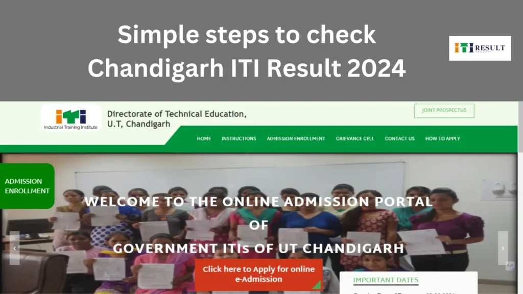 This is the official page of Chandigarh ITI 