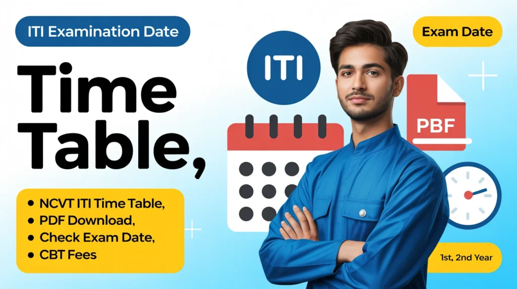 ITI Supplementry Exam Time Table 2025